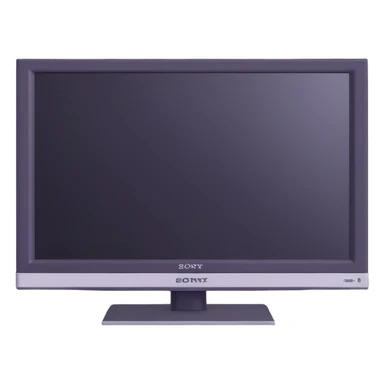 Sony flat screen television sticker
