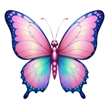 Pink Fairy Garden Butterfly sticker