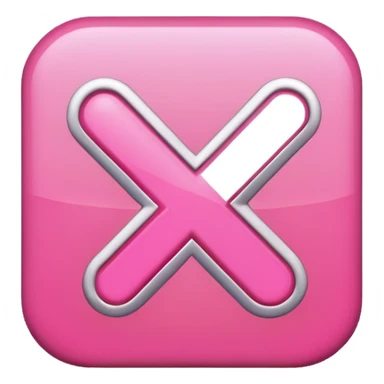 Pink check mark sticker