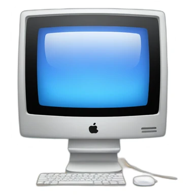 mac computer with hello on its monitor sticker