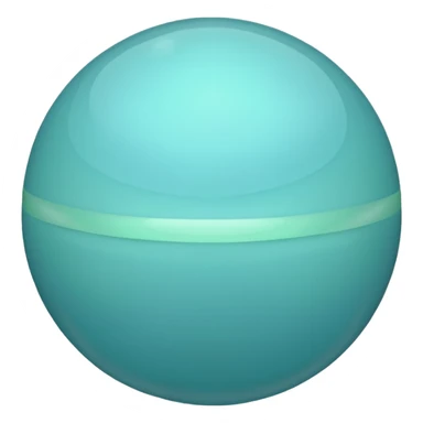 planet uranus emoji which is copayable with rings like saturn but vertical 90 you know right sticker