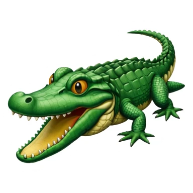 Blind crocodile sticker
