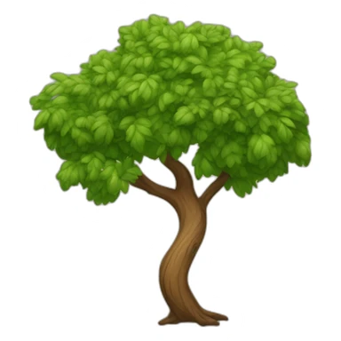 Corde pendue à un arbre sticker