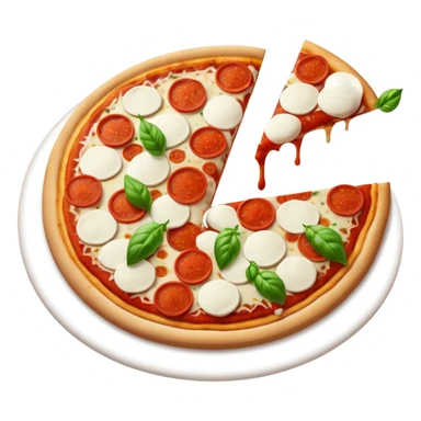Una scritta Polvere di stelle fatta a pizza sticker