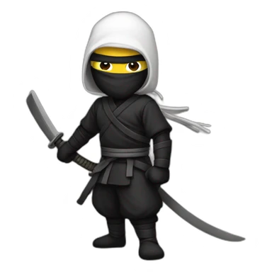 ninja curli haur sticker