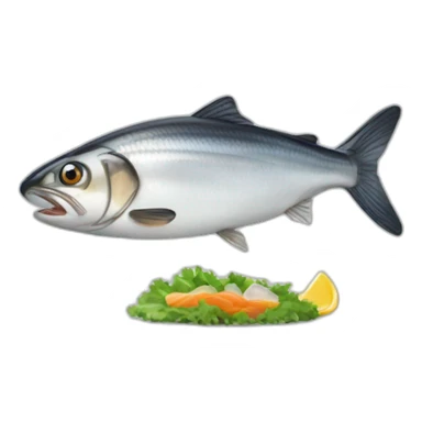 eating dutch herring sticker