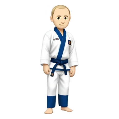 vladimir putin judoka full body sticker