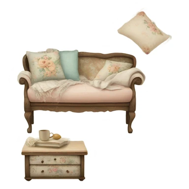 Shabby chic sticker