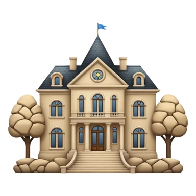 A mansion sticker