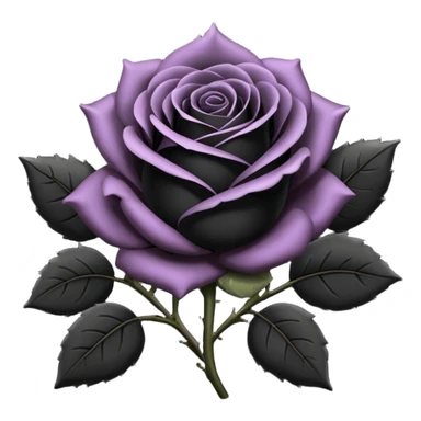 Black roses sticker