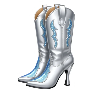 Disco cowgirl boots sticker