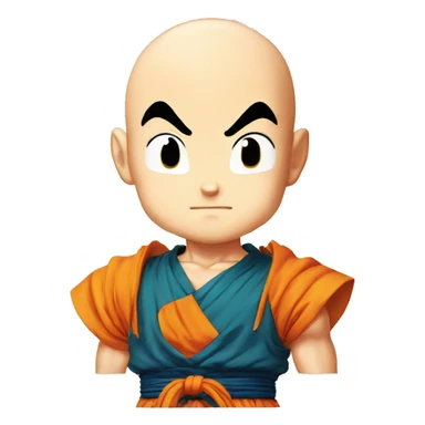 Dragon ball krillin sticker