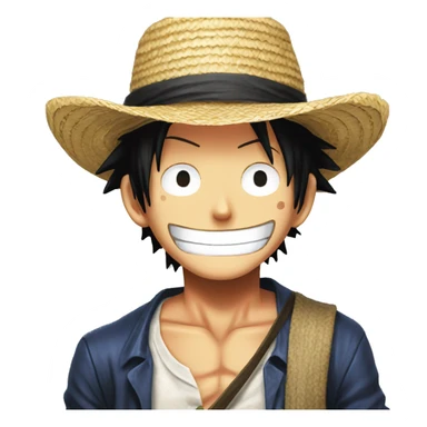 Luffy One Piece Straw Hat sticker