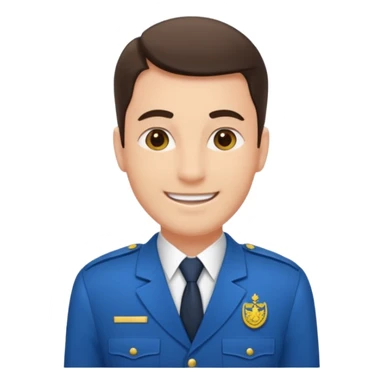 Je veux un réceptionniste d"hotel élégant masculin sticker