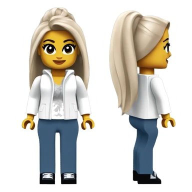 ARIANA GRANDE lego full body sticker