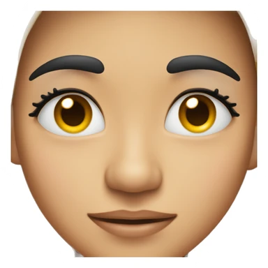 Eyebrow raised with a smirk  sticker