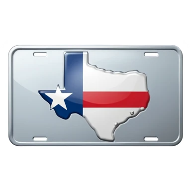 patente auto texas sticker