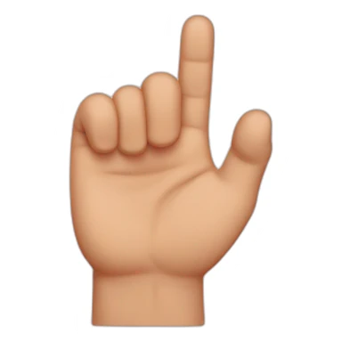 gong xi hand gesture sticker