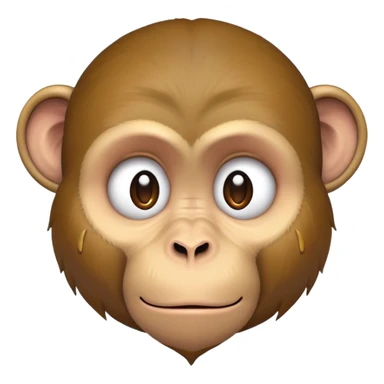 Monkey tearing up sticker