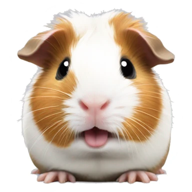 Baby guinea pig with tongue out  sticker