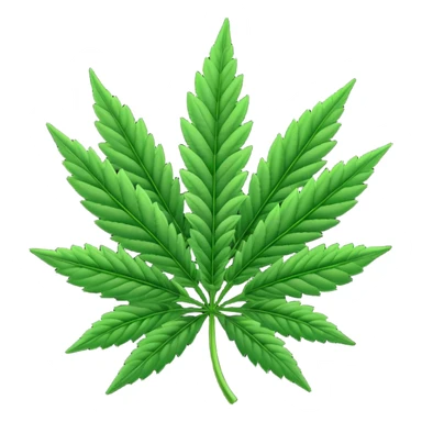 Marijuana plant emblem with 420 in the middle sticker