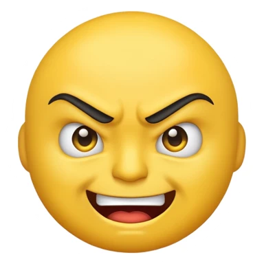 Angry smirk emoji google  sticker