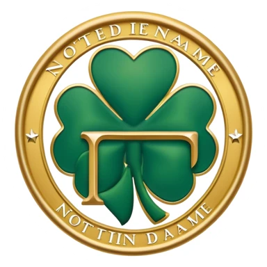 Notre dame fighting irish sticker