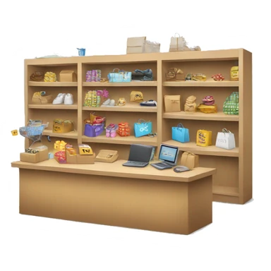 commerce and shopping web
 sticker