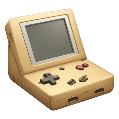 Gameboy playing nintendogs  sticker