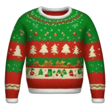 ugly christmas sweater sticker