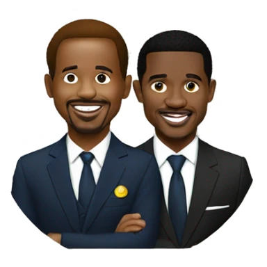 paul biya talking to samuel eto'o sticker