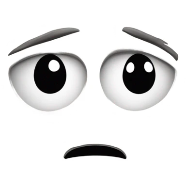 A smiley face angrily glaring at a graph with declining metrics. sticker