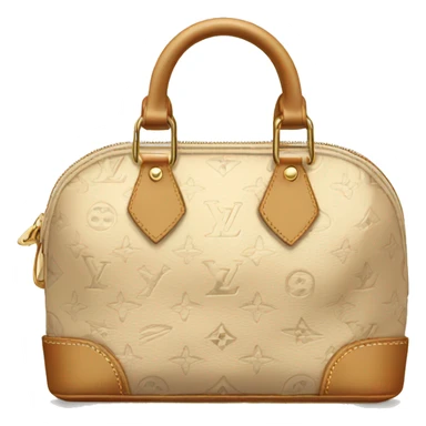 Beige Luis Vuitton Handbag sticker