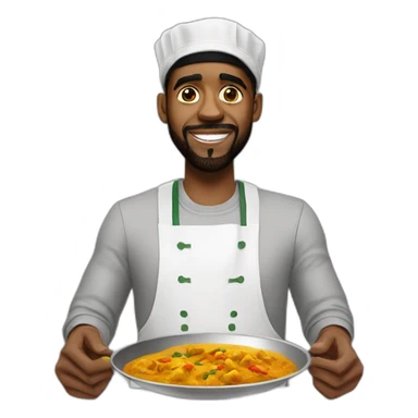 Kyrie Irving cooking curry sticker