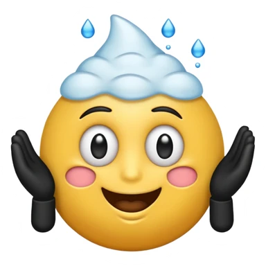 Un emoji idiot en l’aire qui fait peur sticker