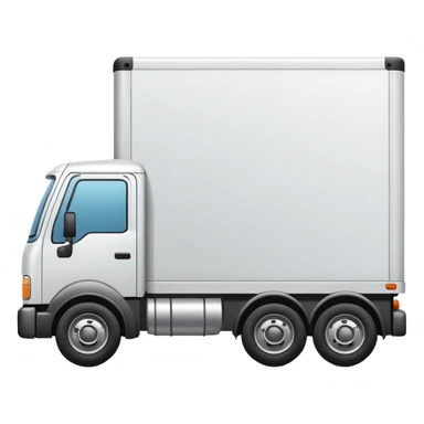 shipping box truck sticker