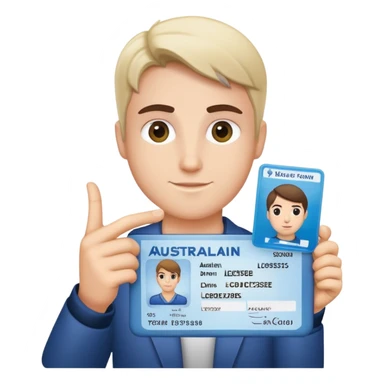 drivers license australia sticker