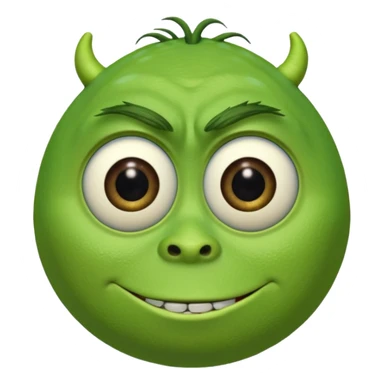 Mike Wazowski from the monsters inc movie sticker
