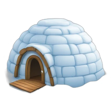 thank you note on an igloo sticker