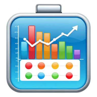 data analyze report chart no technology sticker