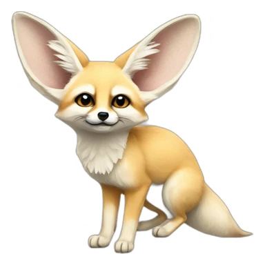 fennec fox sticker