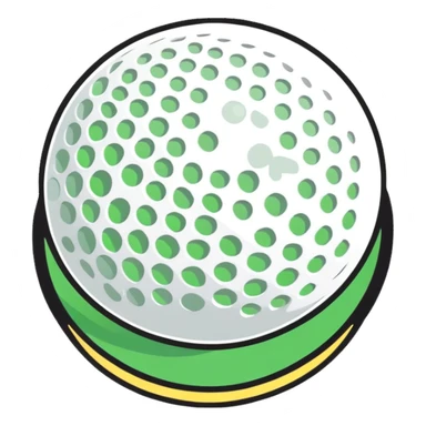 In His Grip Golf Logo sticker