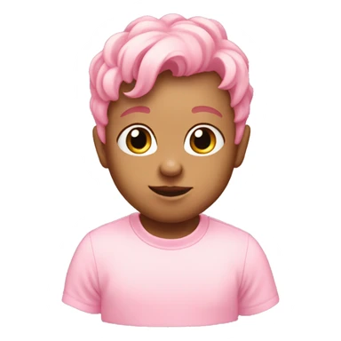 babypink heart sticker