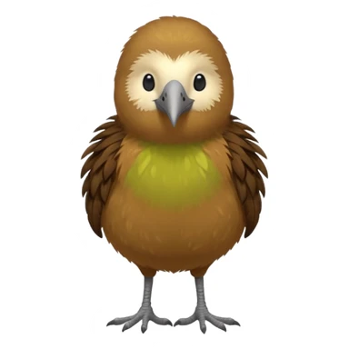 Kiwi bird on two feet sticker