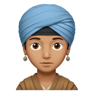 turban indian boy sticker