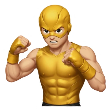 iron fist punch sticker
