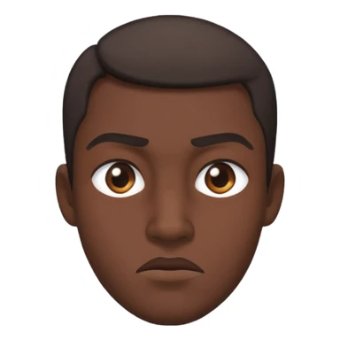 Person glaring at you from the side  sticker