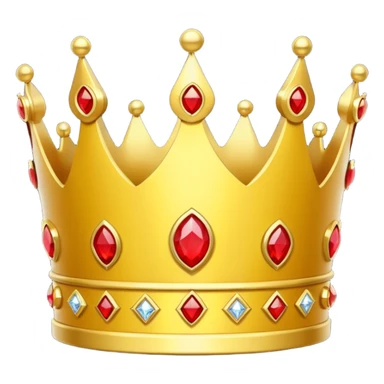 yellow crown with only red gems only lot red gems sticker