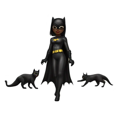 Batman love african american  catwoman sfw sticker