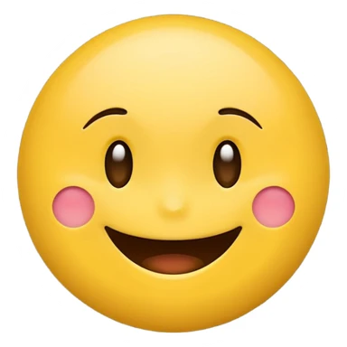 Create a Smile reaction emoji for a new social media app sticker